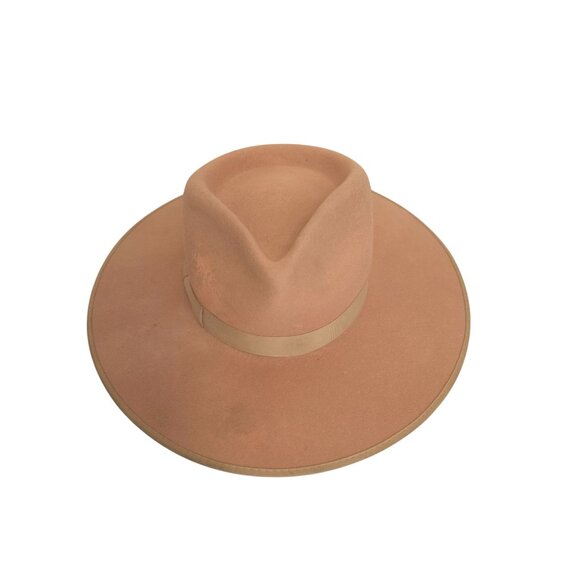 Lack of Color Wool Rancher Hat Unisex Sz Medium 57cm Camel Wide Flat Brim - Picture 1 of 9